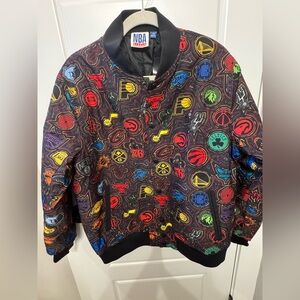 New Jeff Staples NBA Team Logo  Bomber Jacket Size M